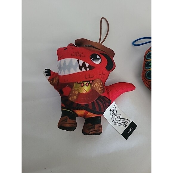 (2)Jojo Siwa T-Rex Dinosaur McDONALD'S and Peacock 2023 MASKED SINGER TOYS - Picture 2 of 13